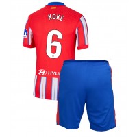 Atletico Madrid Koke #6 Hemmatröja Barn 2024-25 Kortärmad (+ Korta byxor)